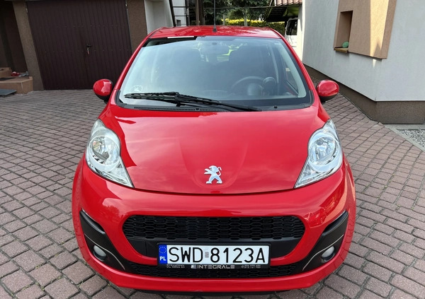 Peugeot 107 cena 19900 przebieg: 89000, rok produkcji 2013 z Rydułtowy małe 742